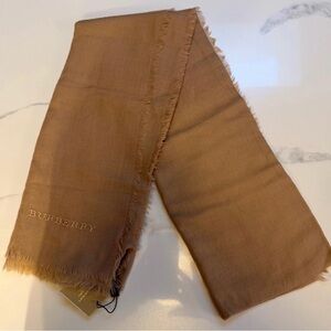 Burberry Tan Scarf